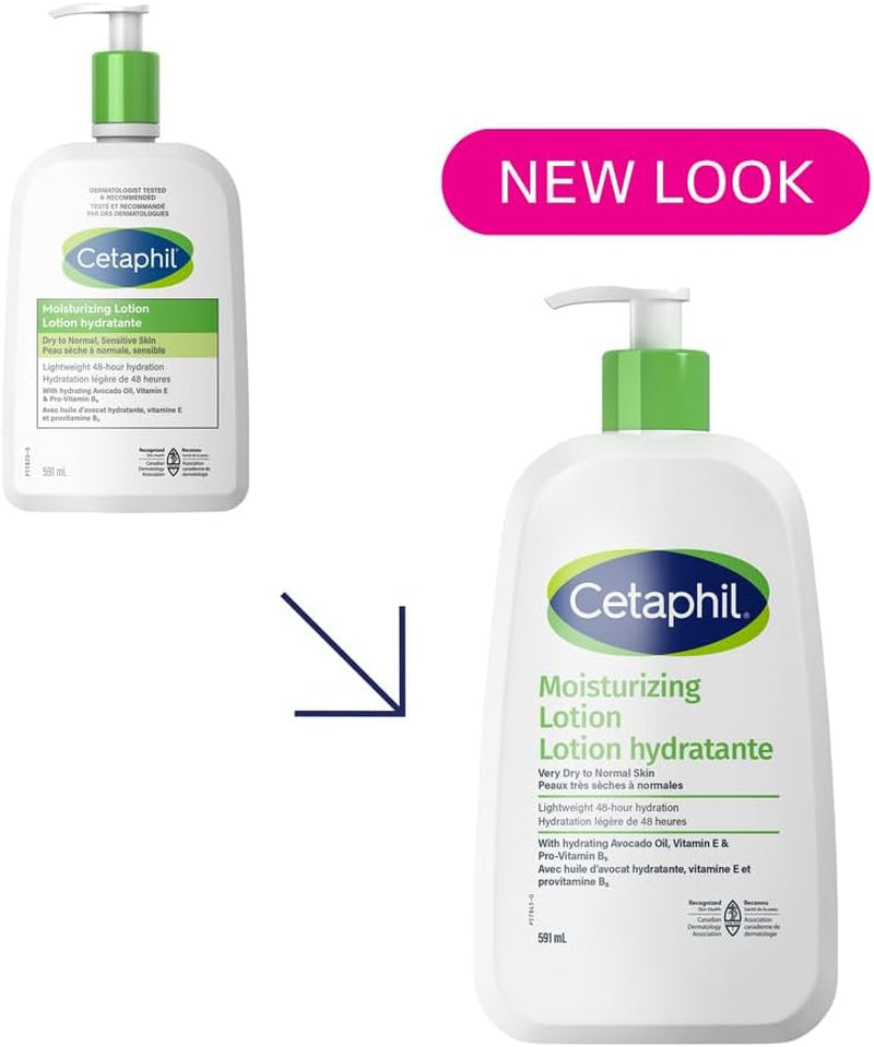 Moisturizing Lotion, Hydrating Body Lotion & Moisturizer for Sensitive & All Skin Types, Fragrance Free, Hypoallergenic, Non-Comedogenic, Dermatologist Recommended, 500 Ml