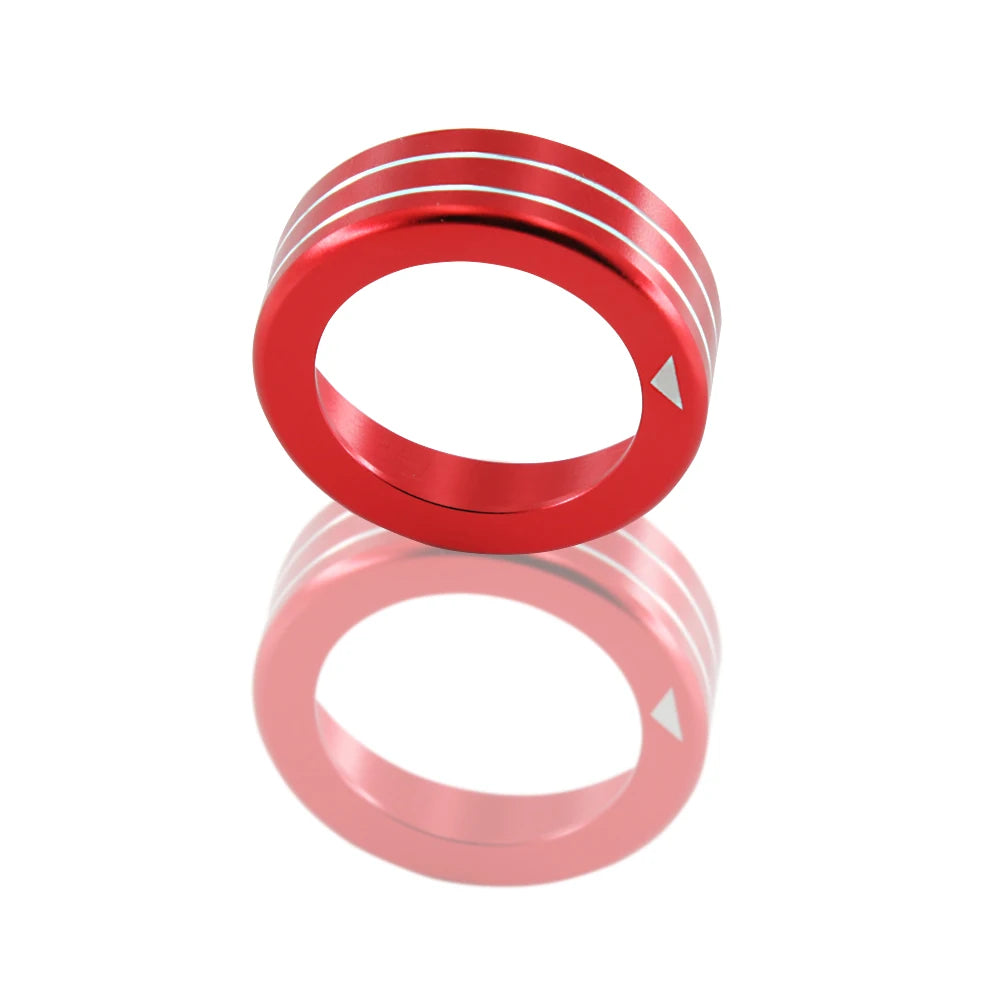For Opel Corsa E F Insignia A Mokka Astra J K Zafira C GTC OPC Adam Meriva Car Headlight Switch Decoration Ring Knob Trim Cover