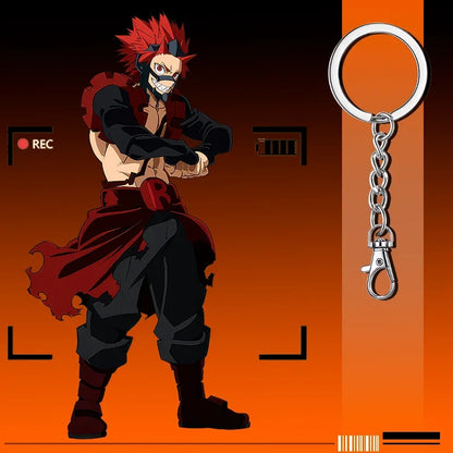 12cm My Hero Academia Item Acrylic Keychain Student Backpack Pendant Accessories Halloween Decoration Children's Holiday Gifts