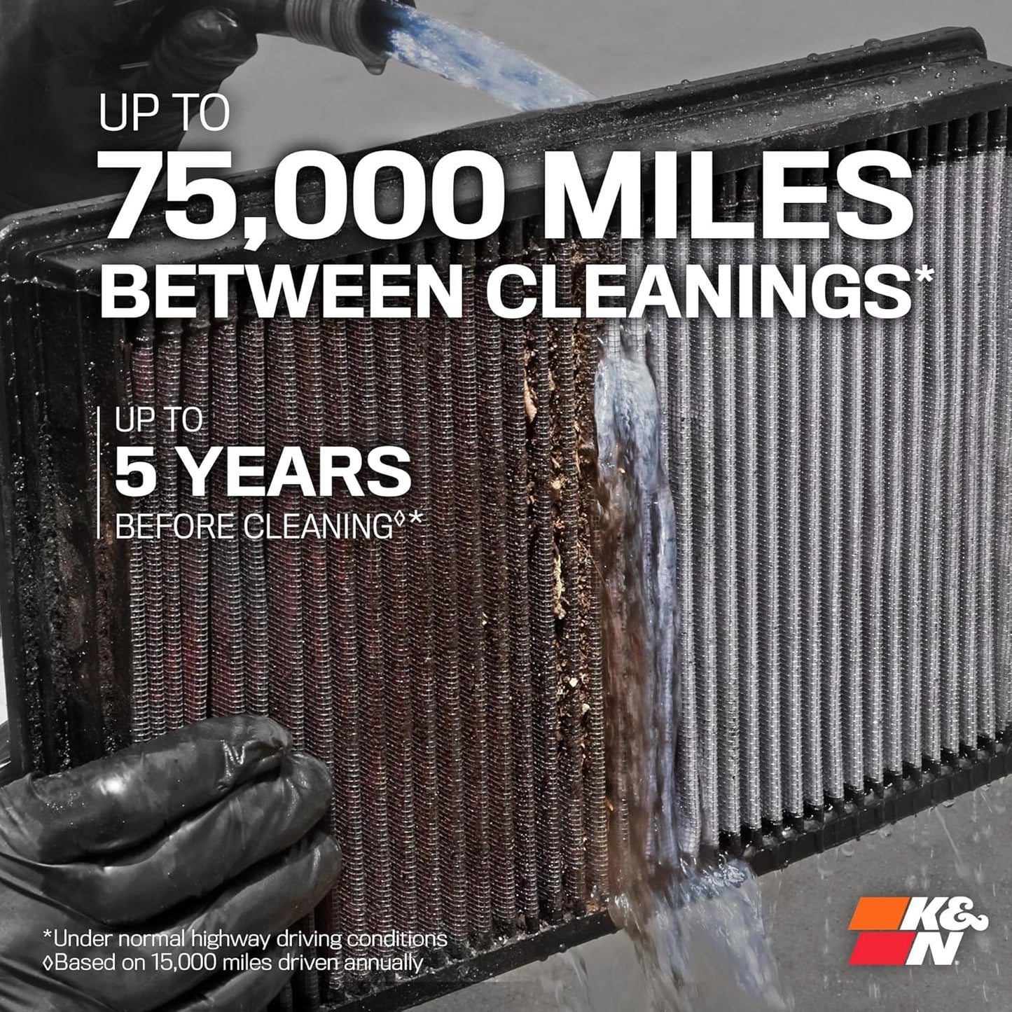 Engine Air Filter, Washable and Reusable: 2018-2020 Jeep Wrangler JL and Gladiator 33-5076, Multi
